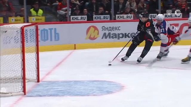 КХЛ. Авангард_ЦСКА матч 5 16042026. Армейцы обороняют пустые ворота от Окулова и МакЛауда
