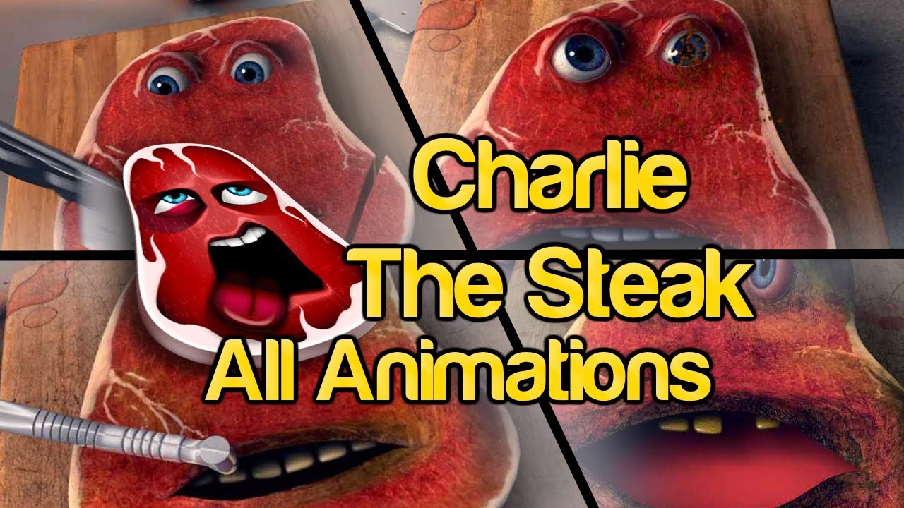 ЗАБЛОКИРОВАННАЯ ИГРА Charlie The Steak все анимации