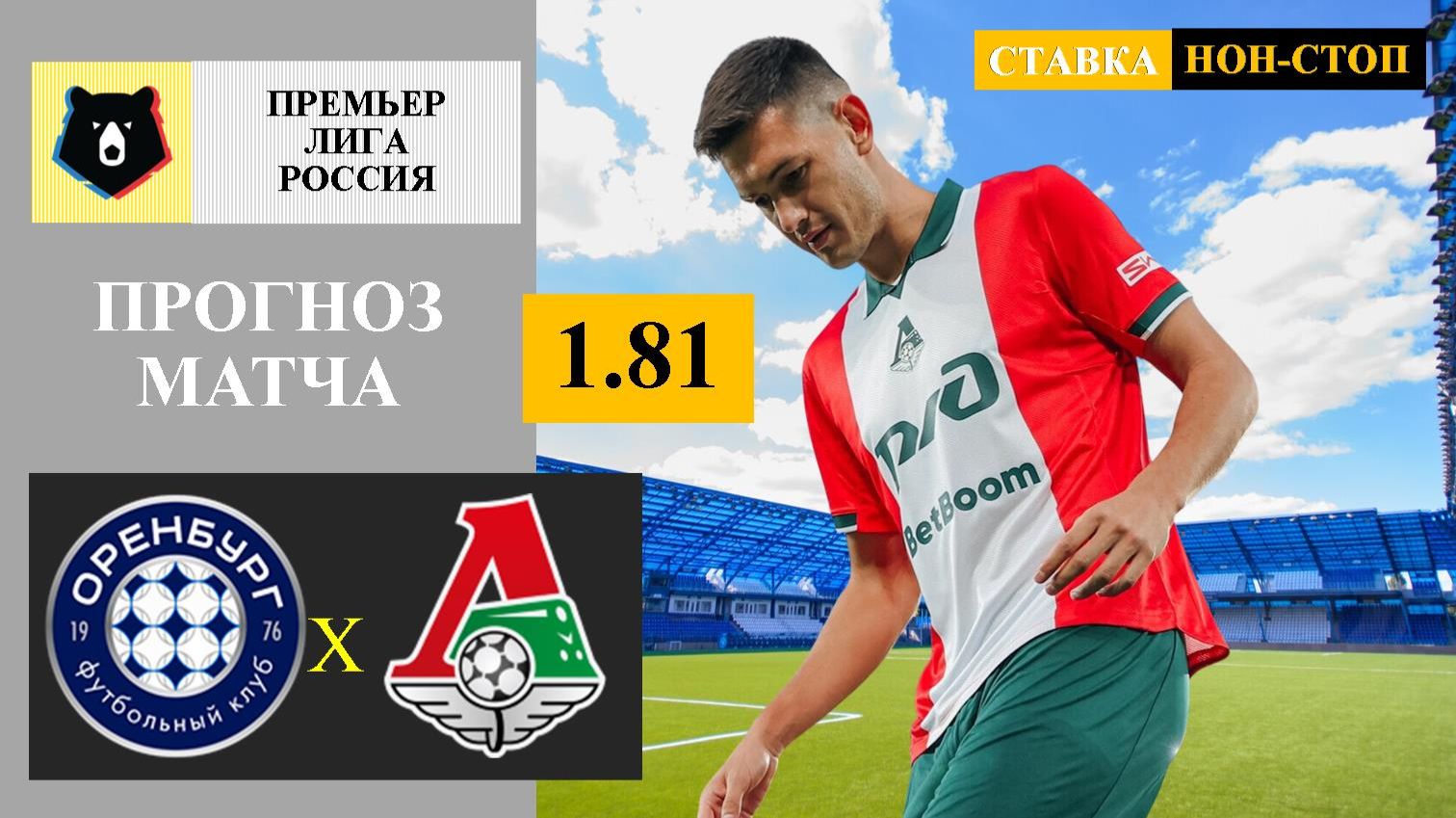 Оренбург - Локомотив прогноз