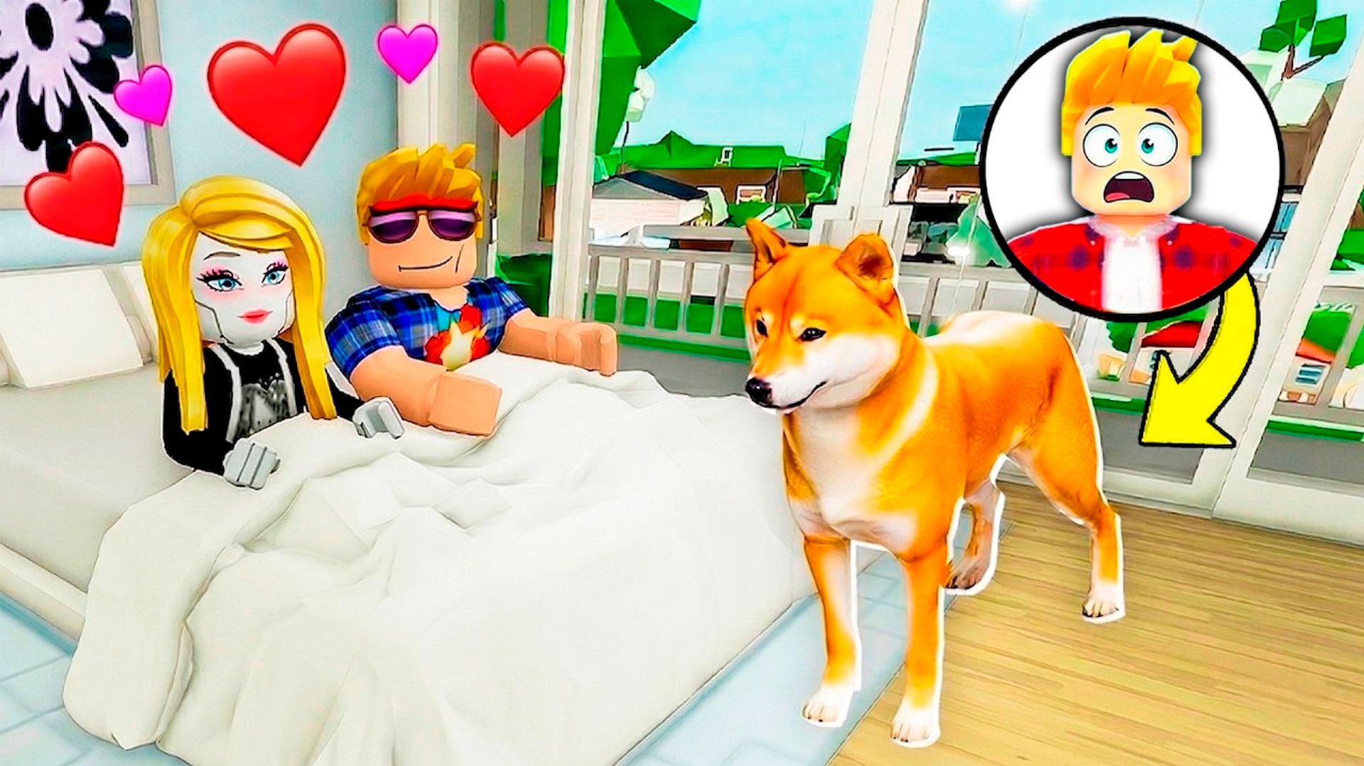 Притворился СОБАКОЙ и Слежу за ДЕВУШКОЙ в РОБЛОКС