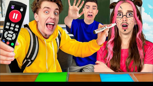 ПАУЗА Челлендж в ШКОЛЕ ! Видео Влада Бумага а4 А 4 Bumaga