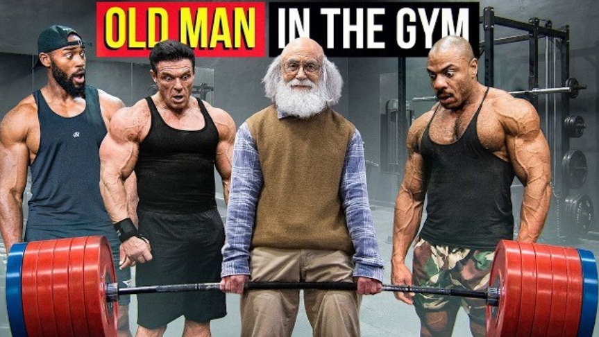 Не ожидали от деда такой формы.