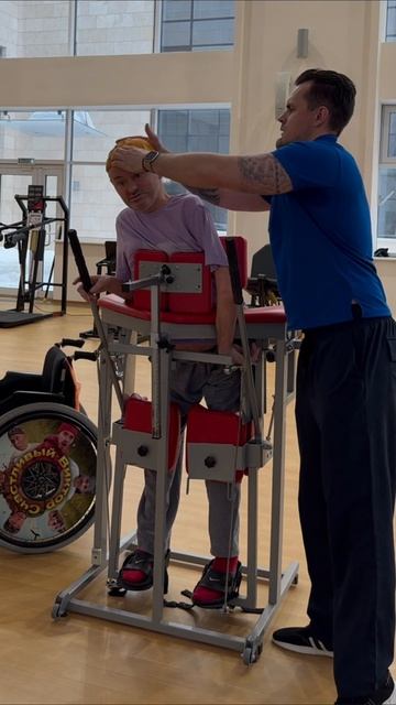 Хожу на имитроне 

#имитрон #реабилитация #ВикторСчастливый #инвалид #благодарность #мечта #счастье