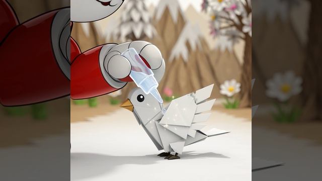 👉 Он починил бумажную птичку… и произошло НЕЧТО 🥺