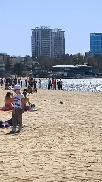 Ситуация на пляже Анапы 17.04.2026 г.