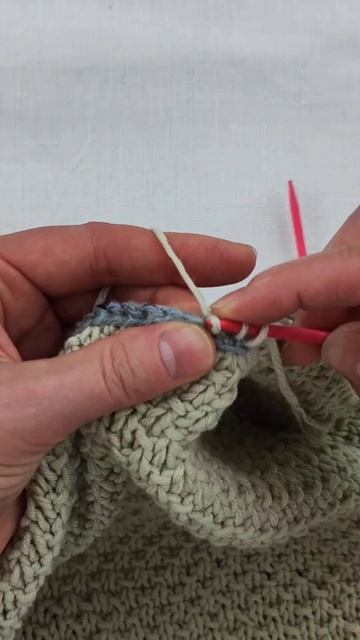 Тамбурный шов  отличный способ для стабильной и аккуратной горловины мастеркласс вязаниеспицами