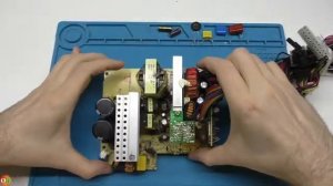 Блок питания FSP 450 PNR на ремонте у дилетанта