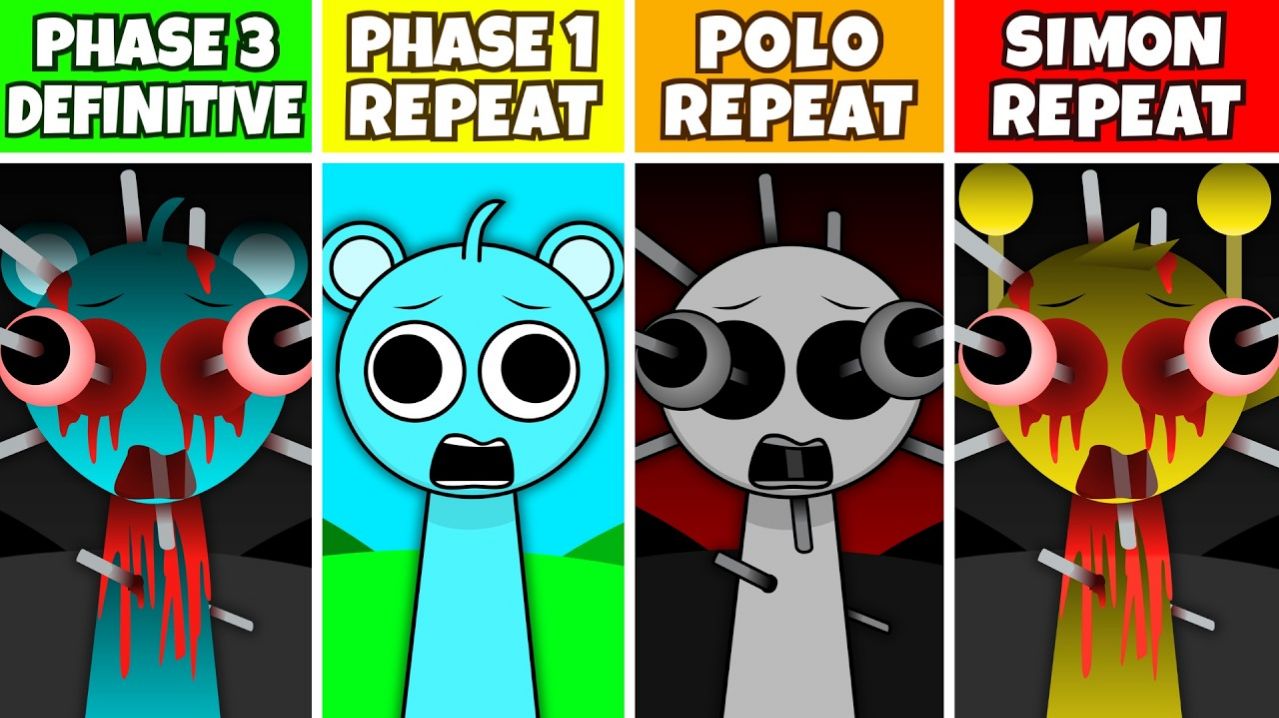 INCREDIBOX SPRUNKI: ФАЗА 1, POLO 🤵, SIMON 👨🎤 🔁 ПОВТОР ПОСЛЕ ФАЗЫ 3 DEFINITIVE! ⚡🔥