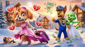 "Щенячий патруль" Из фильма "О, нет!" Скай уходит, Чейз предал ее печальную историю