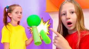 Настя учит свою подругу этикету. Сборник полезных видео для детей