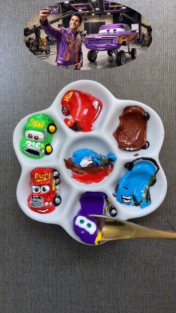 Машинки 🚗 Смешиваем Цвета! 🎨 Очень Залипательно 😍