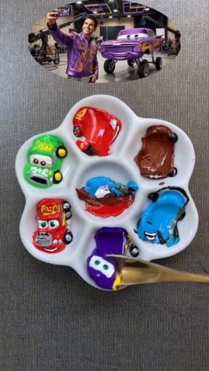 Машинки 🚗 Смешиваем Цвета! 🎨 Очень Залипательно 😍