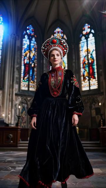 Русская красота в традиционном наряде культура мода российскаякрасота