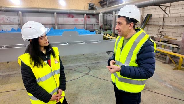 Команда EVRAZ STEEL BUILDING посетила завод «Макс Групп» в Волжском