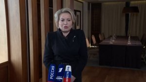 Председатель Совета Федерации Валентина Матвиенко по итогам 152-й Ассамблее Межпарлам. союза, 17.04
