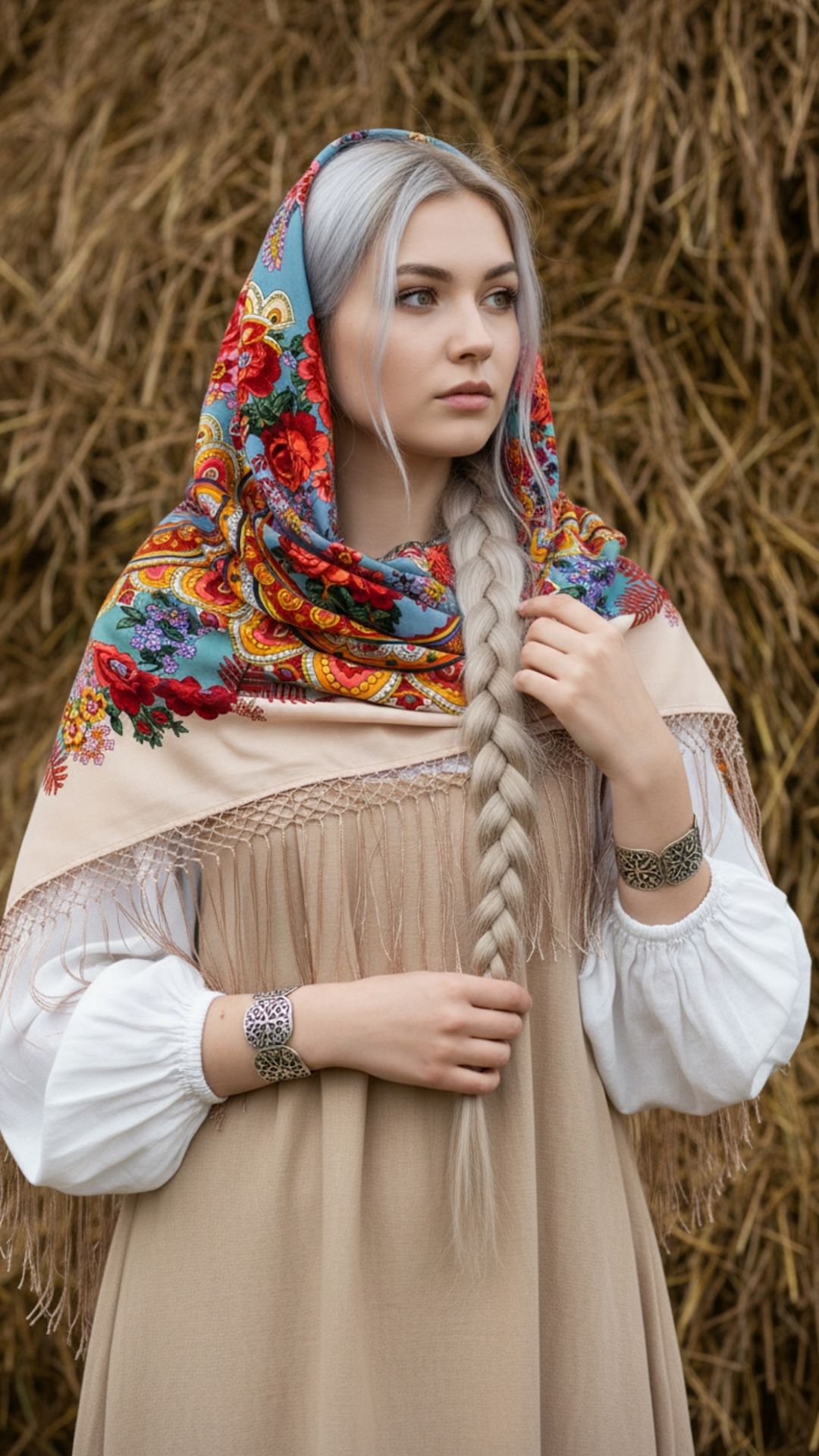 Павловопосадский платок «В сто сорок солнц закат пылал» 2137-2