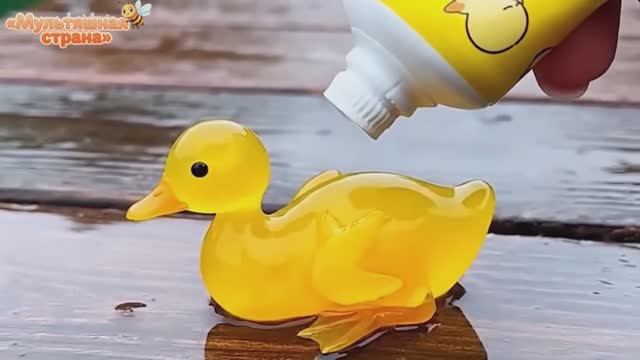 Милые животные из зубной пасты. Забавная ИИ - анимация.