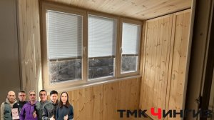 Остекление и обшивка вагонкой в Инорсе | Балконы и лоджии в Уфе