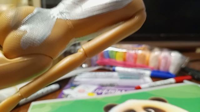 Делаю из куклы Рокси волчицу из фнаф