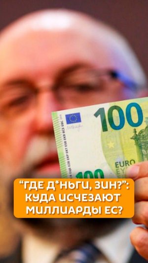 «Где деньги, Зин?»: куда исчезают миллиарды ЕС?
