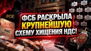 ФСБ вскрыла крупнейшую схему хищения НДС на 1,2 ТРИЛЛИОНА рублей — тысячи компаний под ударом!