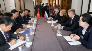 Встреча Председателя Совета Федерации и Председателя Нацсобрания Социалистической Республики Вьетнам