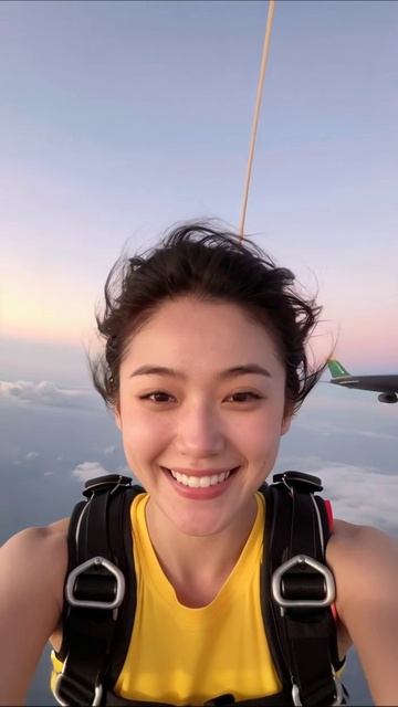 Небесные приключения: прыжок с парашютом над облаками приключения парашют адреналин