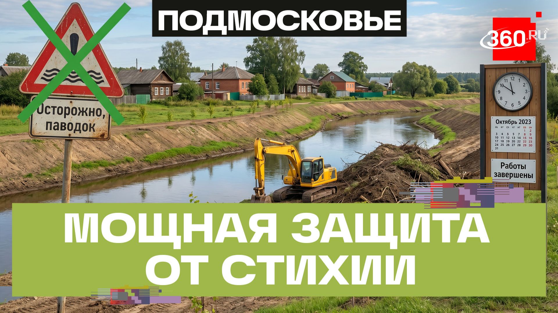 Угроза подтоплений позади: река Раздериха под контролем в Мытищах