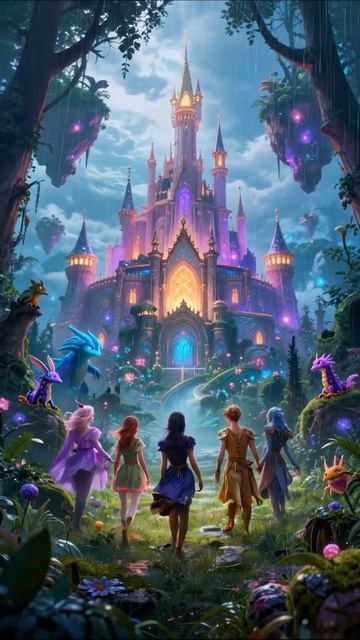 Волшебное королевство: Путь к приключениям приключения волшебство анимация