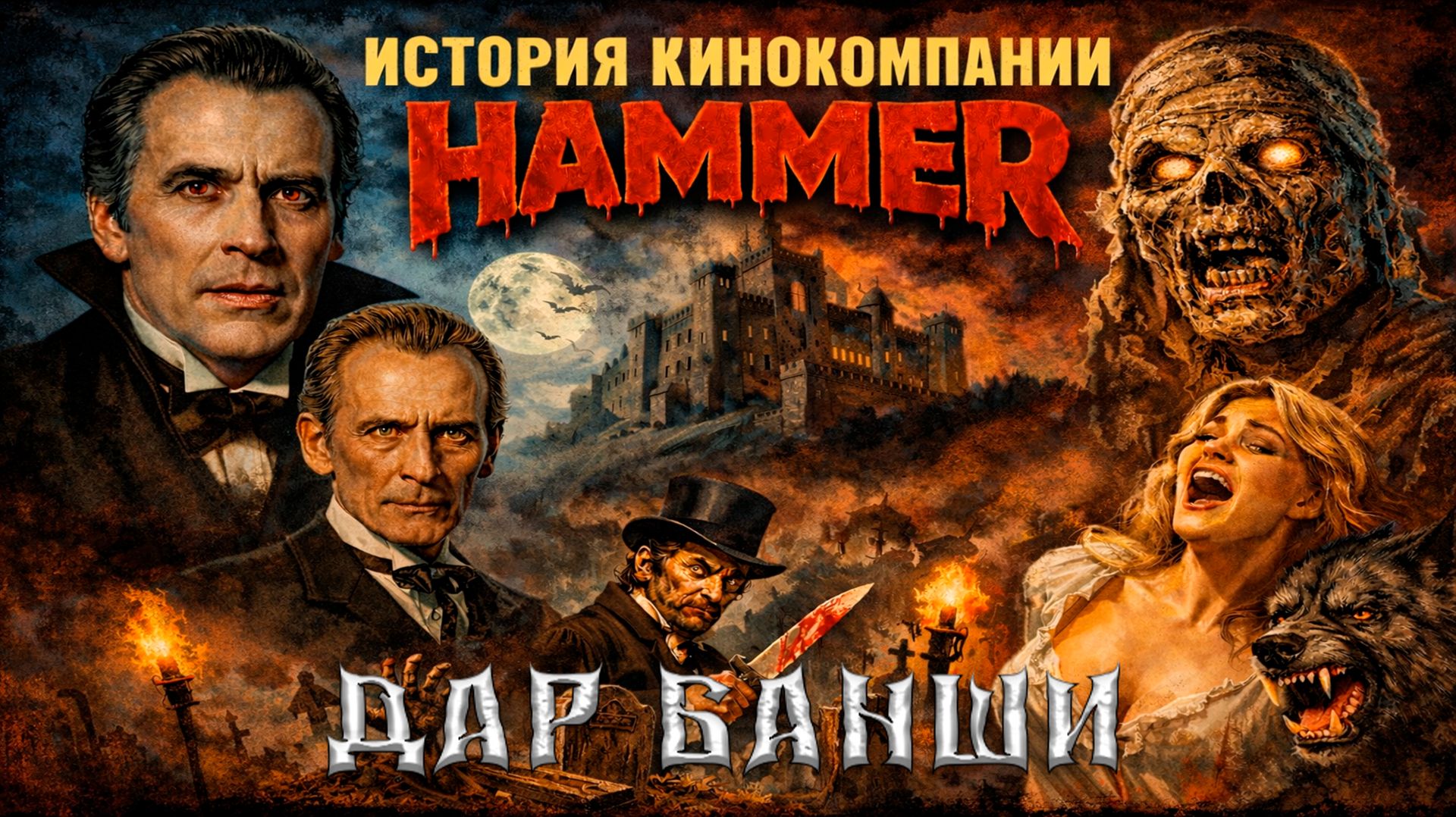 Секрет ужаса Hammer: как Дракула и Мумия сделали хоррор культовым