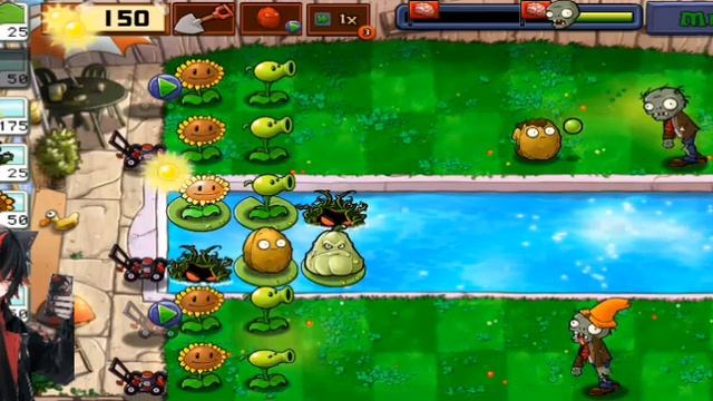 Арсений-Кун играет в Растения Против Зомби Юбилейный выпуск видео 3