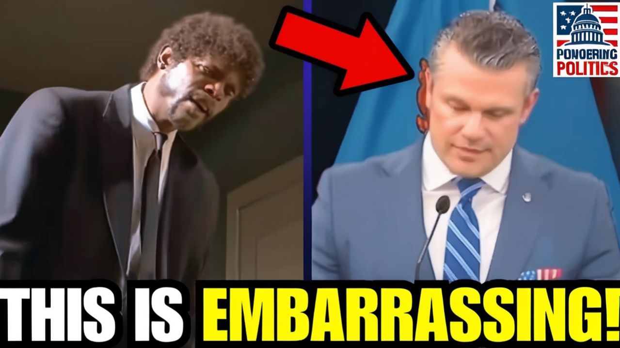 Watch Hegseth pray with Pulp Fiction FAKE BIBLE VERSE
