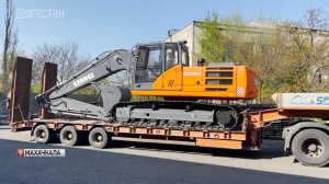 «Дагмелиоводхоз» приобрёл новый гусеничный экскаватор