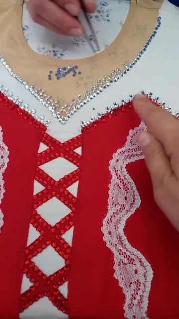 Гимнастический купальник в русском стиле https:vk.comsnejana_krasavina