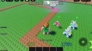 😱Я играю в Garden Tower Defense в роблоксе и только с пасхальными растениями!!!