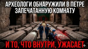 Археологи обнаружили в Петре запечатанную комнату, и то, что внутри, ужасает • BRIGHT SIDE • Дубляж