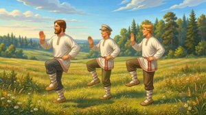 9 Два веселых гуся 🦆 Песенки для детей  RUSNEURO мультики