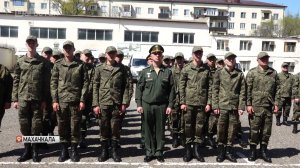 В Махачкале состоялась отправка призывников на прохождение военной службы