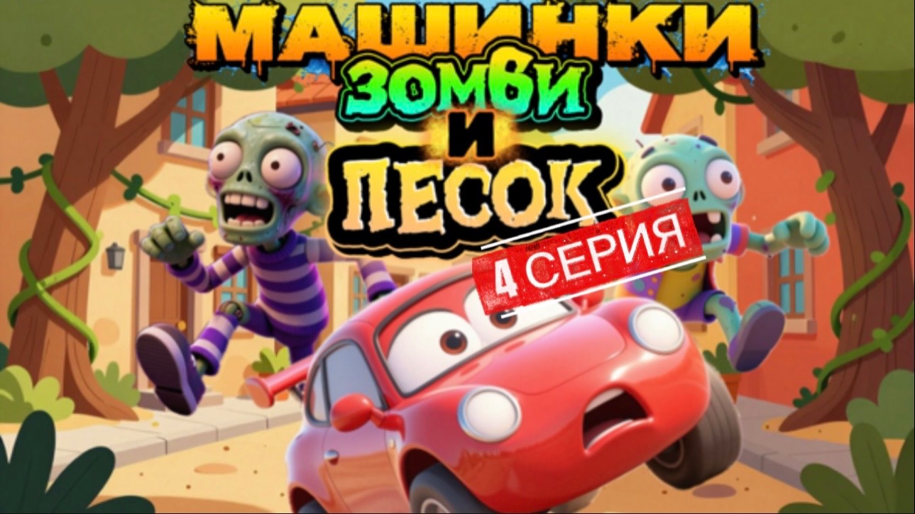 Машинки Зомби и Песок 4 серия мультфильмы про машинки для детей