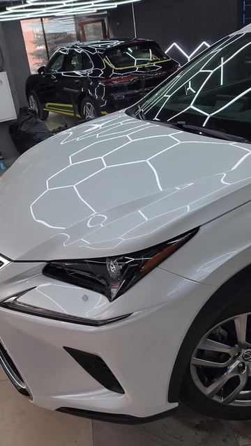 Lexus NX - бронирование основных зон риска передней части авто — часть 1
