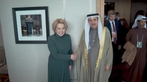 Председатель Совета Федерации РФ с Председателем Федерального нац. совета ОАЭ, 17 апреля 2026