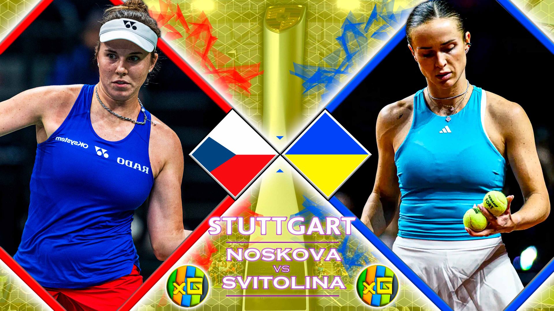 Носкова - Свитолина | WTA ШТУТГАРТ | 17.04.2026 | Прямая трансляция | XG