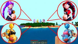 Я нашёл ВСЕХ НОВЫХ БЕРЕМЕННЫХ ДЕВУШЕК Poppy Playtime Глава 5 в МАЙНКРАФТ