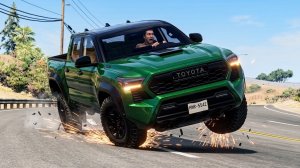 BeamNG Drive - Реалистичные аварии с опрокидыванием автомобилей