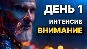 Интенсив, день первый. Сила Внимания.