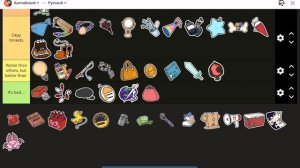 ТИР ЛИСТ ТРИНКЕДОВ