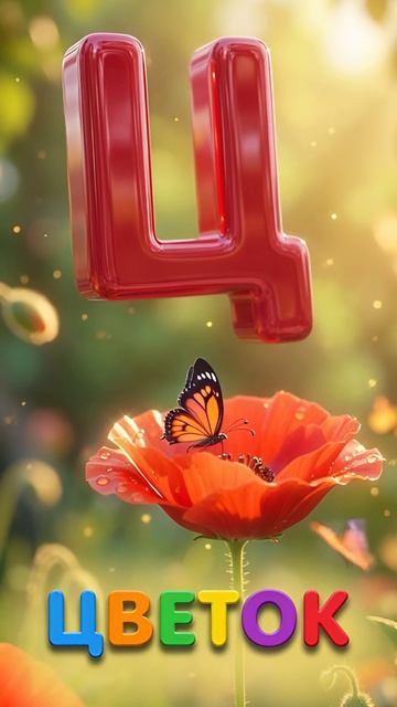  Буква Ц  Цветок!