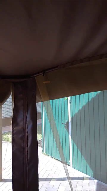 Отзыв клиента. Тент с москитной сеткой на садовые качели  Люси Люкс