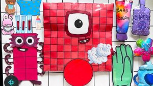 NUMBERBLOCKS 100 БЕРЕМЕННА 🤰 МАЛЫШКОЙ 8 / БУМАЖНЫЕ РОДЫ