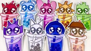 СПРУНКИ МИЛЫЙ БАБЛ ТИ ЧАЙ SPRUNKI — РАСПАКОВКА СЮРПРИЗ-ПАКЕТА | КАК СДЕЛАТЬ ИЗ БУМАГИ